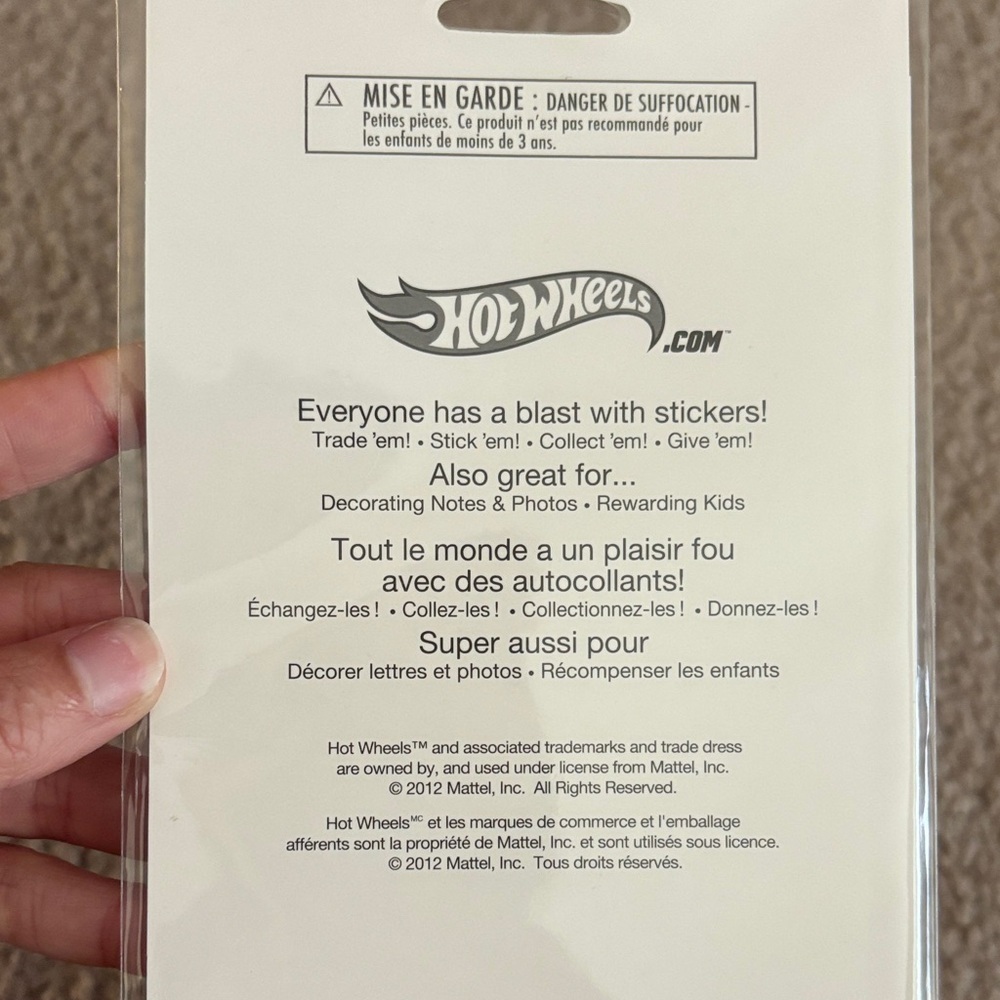 Hot Wheels Sticker Sheets - Colorful Cars - Picture 4 of 6